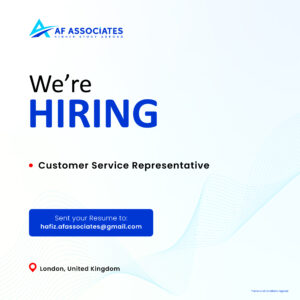 Customer service representative | AF Associates | AF Associates Job Post