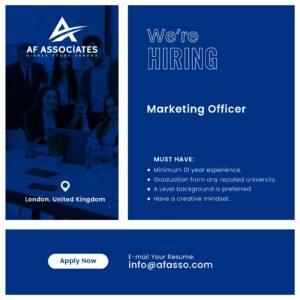 Marketing officer AF Associates